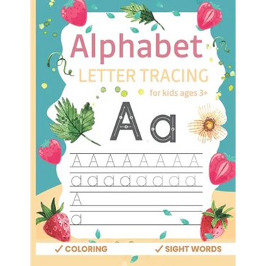 Alphabet letter tracing: Alphabet letter tracing Workbook with Sight words for Kindergarten and Kids Ages 3+. ABC print handwriting book and more.