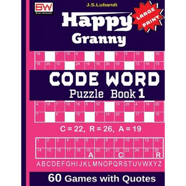 Happy Granny (CODE WORD) Puzzle Book