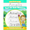 Amelia Letter Tracing for Kids Trace my Name Workbook: Tracing Books for Kids ages 3 - 5 Pre-K & Kindergarten Practice Workbook