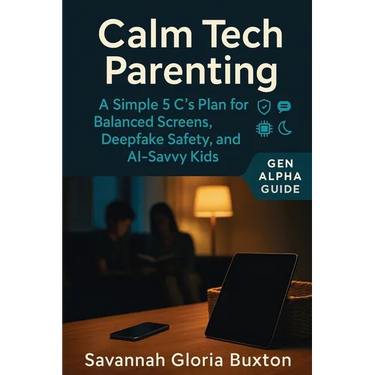 Calm Tech Parenting: A Simple 5 C's Plan for Balanced Screens, Deepfake Safety, and AI-Savvy Kids - Gen Alpha Guide