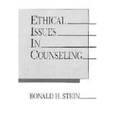 Ethical Issues in Counseling