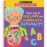 Brain Games - Sticker Activity: There Was an Old Lady Who Swallowed the Alphabet! (for Kids Ages 3-6)