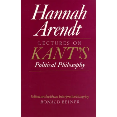 Lectures on Kant's Political Philosophy
