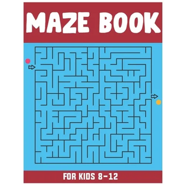 Maze Book for Kids 8-12: Amazing 50 Maze Puzzle Workbook for Kids