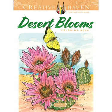 Creative Haven Desert Blooms Coloring Book