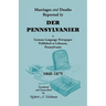 Marriages and Deaths Reported by Der Pennsylvanier, a German Language Newspaper Published at Lebanon, Pennsylvania, 1868-1879