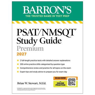 Psat/NMSQT Premium Study Guide, 2027: 2 Practice Tests + Comprehensive Review + 200 Online Drills