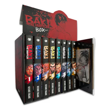 Baki the Grappler (Perfect Edition) Box Set No. 1: Vol. 1-8 + Exclusive Shikishi Board