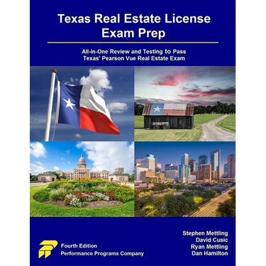 Texas Real Estate License Exam Prep: All-in-One Review and Testing to Pass Texas' Pearson Vue Real Estate Exam