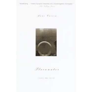 Plainwater: Essays and Poetry