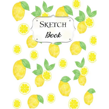 Sketch Book: Lemon Sketchbook Scetchpad for Drawing or Doodling Notebook Pad for Creative Artists #2