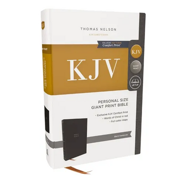 KJV Holy Bible: Personal Size Giant Print, Hardcover, Red Letter, Comfort Print: King James Version