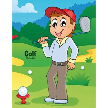 Golf Coloring Book 1