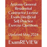 Arizona General Residential Contractor License Exam Unofficial Self Practice Exercise Questions