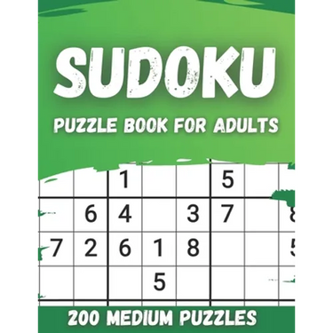 Sudoku Puzzle Book For Adults 200 Medium Puzzles: Large Print Puzzles For Seniors & Adults