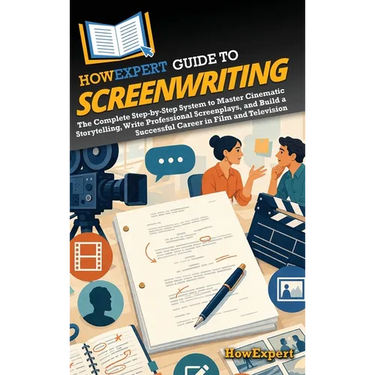 HowExpert Guide to Screenwriting: The Complete Step-by-Step System to Master Cinematic Storytelling, Write Professional Screenplays, and Build a Succe