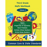 Third Grade Math Volume 3: Properties of Operation, Word Problems, Multiply Whole Numbers, Divide Whole Numbers
