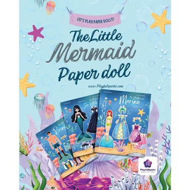 The Little Mermaid Paper Doll: Dive into a World of Imaginative Play and Fashion Fun!