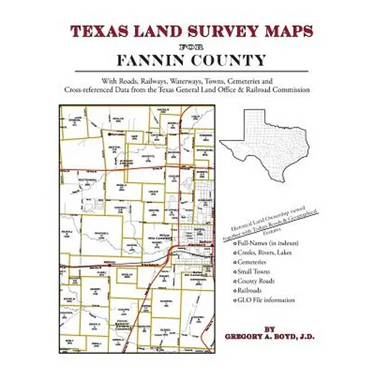 Texas Land Survey Maps for Fannin County