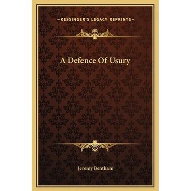 A Defence Of Usury