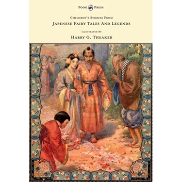 Children's Stories from Japanese Fairy Tales & Legends - Illustrated by Harry G. Theaker