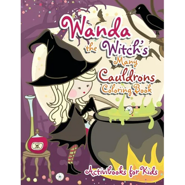 Wanda the Witch's Many Cauldrons Coloring Book