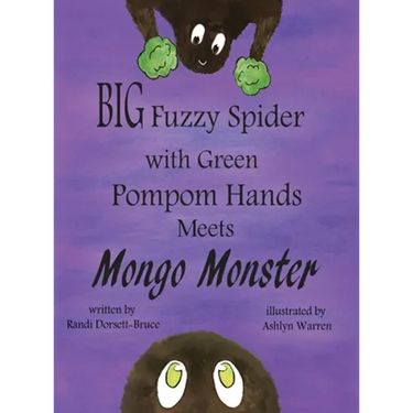 Big Fuzzy Spider with Green Pompom Hands Meets Mongo Monster