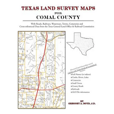 Texas Land Survey Maps for Comal County