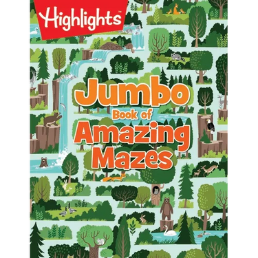 Jumbo Book of Amazing Mazes: Jumbo Book of Amazing Mazes (Highlights Jumbo Books & Pads) Jumbo Activity Book with Over 175 Colorful Mazes for Kids, 25