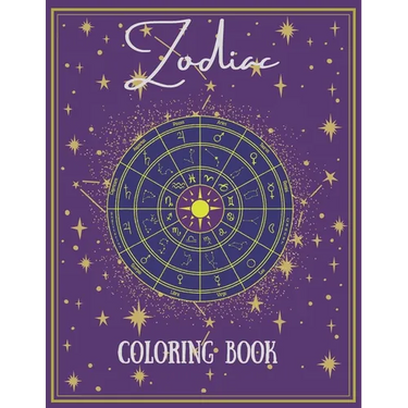 Zodiac Coloring Book: Premium coloring book with all the zodiac signs, Perfect for stress relief.