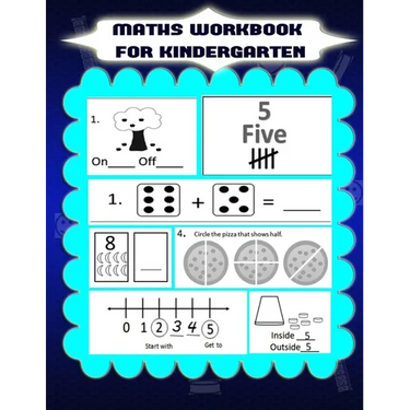 Maths workbook for kindergarten: maths activity for kindergarten