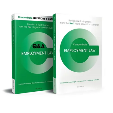 Employment Law Revision Concentrate Pack: Law Revision and Study Guide