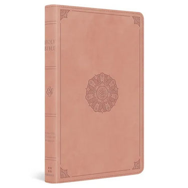 ESV Thinline Bible (Trutone, Blush Rose, Emblem Design)