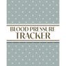 XL Large Print 1-Year Blood Pressure Tracker (Cream Polka Dots on Blue): 8"x10" 52+ Extra Weeks Large Daily Blood Pressure Logbook Tracker Complete wi