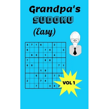 Grandpa's Sudoku (Easy) Vol. 1: Easy Sudoku Puzzles in Paperback for a Grandfather