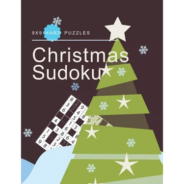 Christmas Sudoku 9X9 Hard Puzzles: 200 Sudoku Puzzle Book Hard Sudoku Puzzles For Adults