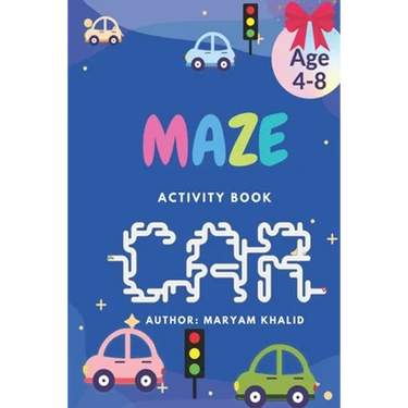 Maze Activity Book Car