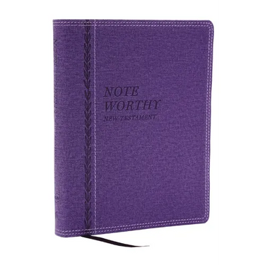 Noteworthy New Testament: Read and Journal Through the New Testament in a Year (Nkjv, Purple Leathersoft, Comfort Print)