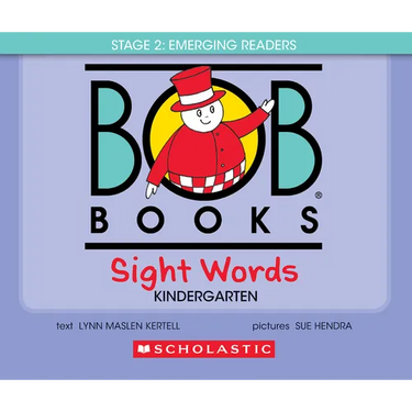 Bob Books - Sight Words Kindergarten Hardcover Bind-Up Phonics, Ages 4 and Up, Kindergarten (Stage 2: Emerging Reader)