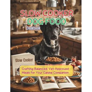 Slow Cooker Dog Food Cookbook: Crafting Balanced, Vet-Approved Meals for Your Canine Companion