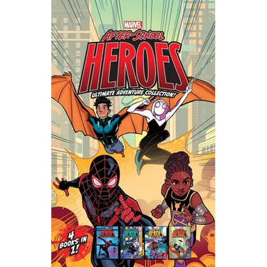 Marvel After-School Heroes Ultimate Adventure Collection!: Miles Morales Untangles a Web; Ghost-Spider's Unbreakable Mission; Shuri Takes Control; Rep