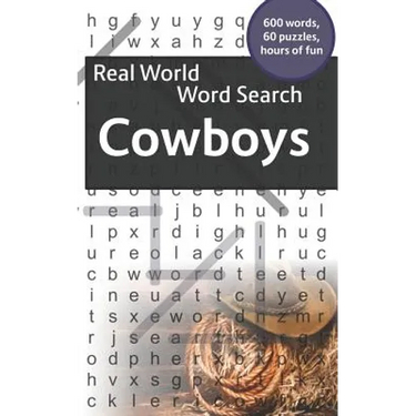 Real World Word Search: Cowboys