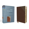 Niv, Thinline Bible, Leathersoft, Brown, Red Letter, Thumb Indexed, Comfort Print
