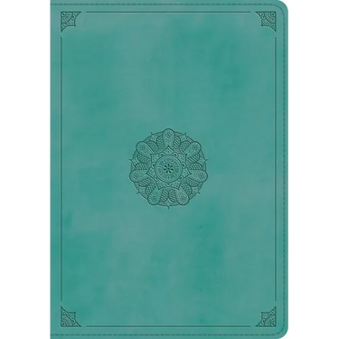 ESV Study Bible (Trutone, Turquoise, Emblem Design)