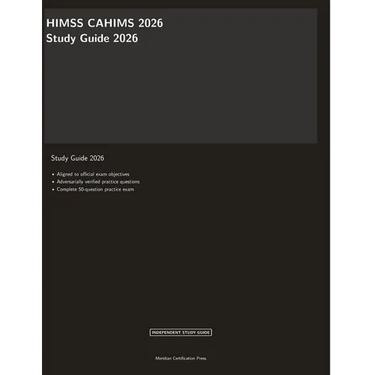 HIMSS CAHIMS 2026 Study Guide