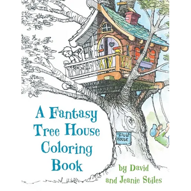 A Fantasy Tree House Coloring Book