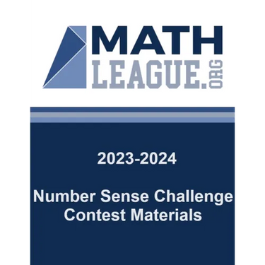 2023-2024 Number Sense Challenge Contest Materials