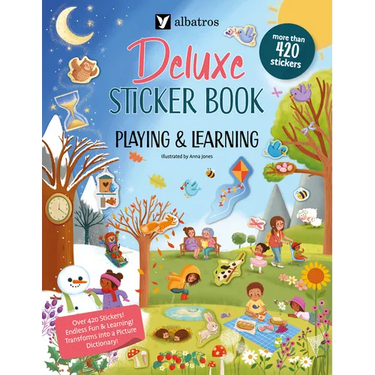 Playing and Learning. Deluxe Sticker Book