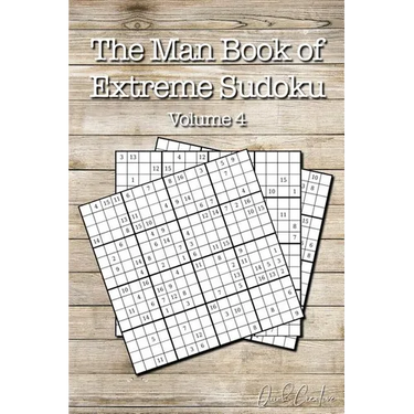 The Man Book of Extreme Sudoku: Volume 4, 16 x 16 Mega Sudoku Puzzle Book; Great Gift for Men and Dads