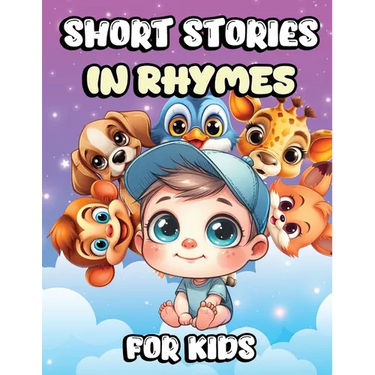 Short Stories in Rhymes for Kids: Lovely Bedtime Story Book with Simple and Beautiful Animal Illustrations
